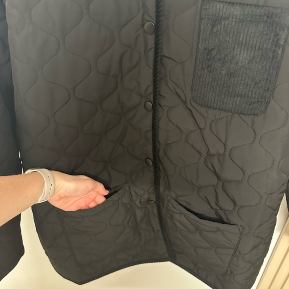 PRINCESS POLLY BLACK QUILTED JACKET - Picture 4 of 14